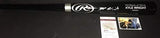 Kyle Wright Atlanta Braves Autographed Signed Black Baseball Bat JSA COA