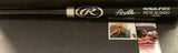 Pete Alonso New York Mets Autographed Signed Engraved Black Baseball Bat Peter