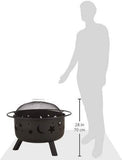 Landmann 28345 Big Sky Stars and Moons Firepit, Black