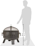AmazonBasics 23.5 Inch Steel Lattice Fire Pit