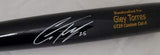 Autographed Gleyber Torres Baseball Bat - Black Marucci Game Model Beckett
