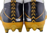 Ben Roethlisberger Pittsburgh Steelers Autographed Game-Used #7 Black, White and Yellow Cleats