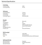 Windows Server Standard 2016, 64-Bit, 16-Core