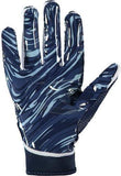West Virginia Mountaineers Team-Issued Navy Superbad 4 Gloves from the Football Program - Size L - Fanatics Authentic Certified