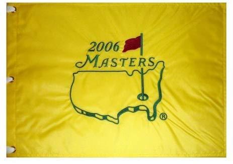 2006 Masters Embroidered Golf Pin Flag - Phil Mickelson Champion