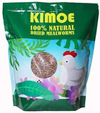 Kimoe 5LB 100% Natural Non-GMO dried mealworms for Birds, chicken，ducks