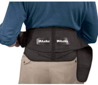 Mueller 255 Lumbar Support Back Brace with Removable Pad, Black, Regular(Package May Vary)