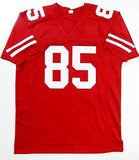 George Kittle Autographed Red Pro Style Jersey- Beckett Authenticated 8