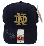 Lou Holtz Autographed Notre Dame Fighting Irish Fitted Size 7 Hat JSA