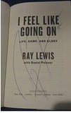 Ray Lewis Autographed I Feel Like Going On Book W/coa From Signing