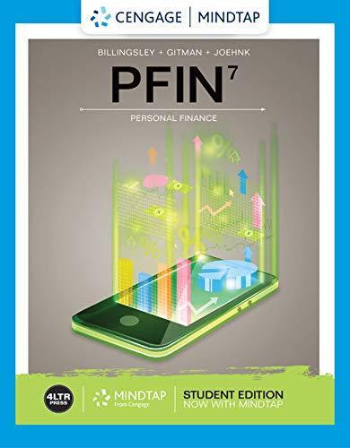 MindTap for Billingsley/Gitman/Joenck's PFIN, 7th Edition [Online Code]