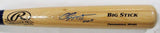 Chipper Jones Autographed Blonde Rawlings Big Stick Baseball Bat w/HOF- Beckett Auth Blue