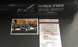 Michael Brantley Houston Astros Autographed Signed Black Baseball Bat JSA WITNESS COA