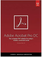 Adobe Acrobat Professional DC | Create, edit and sign PDF documents, 1-month Subscription PC/Mac