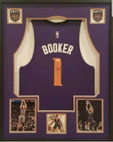 Devin Booker Autographed Signed Phoenix Suns Jersey Custom Framed JSA