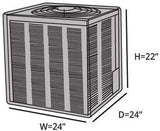 Air Conditioner Cover – AC Cover for Outdoor Protection - Water Resistant and Weatherproof - Green