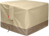 Gas Fire Pit Cover Square - 600D Heavy Duty Patio Outdoor Fire Pit Table Cover