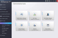 WinOptimizer 17 Superior performance, stability and privacy for your PC Windows 10, 8.1, 8, 7