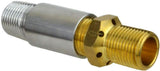 Liquid Propane Fire Pits 1/2" Air Mixer Valve - High Capacity 90K BTU Stainless Steel