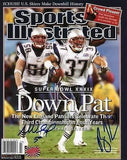 Rodney Harrison Mike Vrabel New England Patriots Signed Autographed SI 8x10