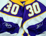 2011 Minnesota Vikings Mistral Raymond #30 Game Issued Purple Jersey - Unsigned NFL Game Used Jerseys