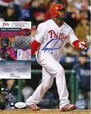 Ryan Howard Phillies 2008 WS Signed/Autographed 8x10 Photo JSA 144605