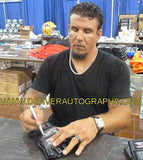 Frank Mir Autographed/Signed Official Black UFC Gloves JSA