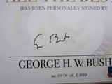 President George HW Bush 41 signed Book All The Best BAS Beckett COA Auth