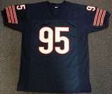 CHICAGO BEARS RICHARD DENT AUTOGRAPHED BLUE JERSEY PSA/DNA STOCK #95714