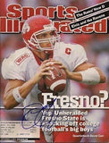 Autographed Signed David Carr Sports Illustrated Magazine - Certified Authentic