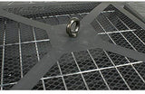 32" Outdoor Fire Pit Square Metal Stove Wood Burning BBQ Fire Pit W/Rain Cover