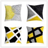 Decorative Throw Pillow Covers 18 x 18 Inch Double Side Design,Toonshare Set of 4 Cotton Linen Indoor Outdoor Pillow Case Cushion Cover