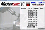 Mastercam X7 Multi-Axis Video Tutorial Training in 720P HD