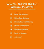 Quicken WillMaker Plus 2019 and Living Trust software
