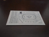 1974 GEORGIA TECH AT AUBURN FOOTBALL TICKET STUB EX-MINT