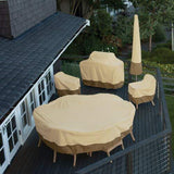 Classic Accessories Veranda Square Patio Fire Column Cover