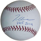 Tom Glavine Autographed/Signed Atlanta Braves OML Baseball HOF JSA