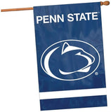 Party Animal Sports Fan NCAA Team Penn State Nittany Lions Applique Banner Flag