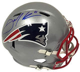 Julian Edelman New England Patriots Signed Autograph Speed Full Size Helmet JSA Certified