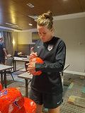 Alyssa Naeher USA Women's Soccer Team Signed Nike Red Soccer Ball JSA 145817