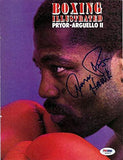 Aaron Pryor Autographed Magazine Page Photo #S48825 - PSA/DNA Certified - Autographed Boxing Magazines