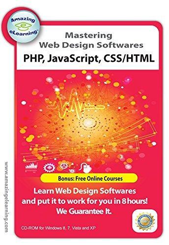 4 Web Design training Courses - PHP, Dreamweaver & Javascript Training CDs Value Pack