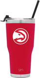 NBA & NCAA 30oz Cruiser Tumblers with Closing Lid and Straw - NBA Atlanta Hawks