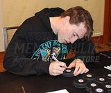 Brendan Gallagher Montreal Canadiens Signed Autographed 1st Goal Inscribed Puck