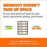 Webroot Internet Security Plus with Antivirus Protection – 2019 Software | 3 Device | 1 Year Subscription | Mac Download