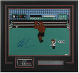 Mike Tyson Signed Framed Boxing 24x26 Punch Out Photo w/NES Controller JSA ITP