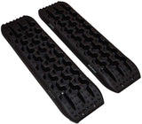 4x4 Recovery Traction Tracks (Set of 2) - Traction Mat Recovery Tool for Sand/Mud/Snow (Black)