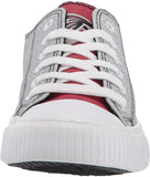 NFL Womens Ladies Glitter Low Top Canvas Sneaker Shoes ATLANTA FALCONS