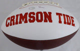 Joe "Willie" Namath Autographed Alabama Crimson Tide White Logo Football JSA