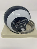 Deacon Jones Autographed Signed Mini Helmet JSA Auto Throwback Rams Hof 80